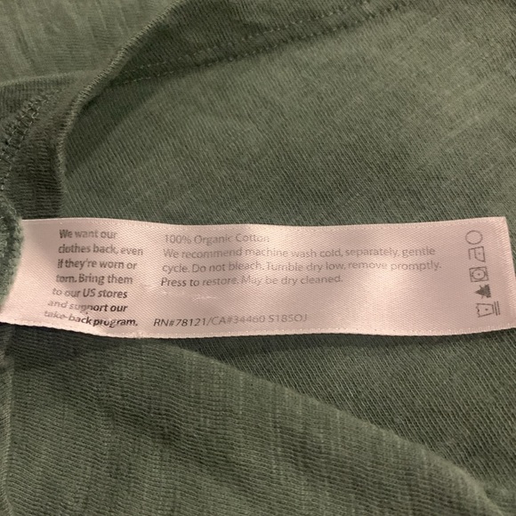 Eileen Fisher Organic Cotton Tee, Big Boxy Fit Size XXS - Picture 5 of 5